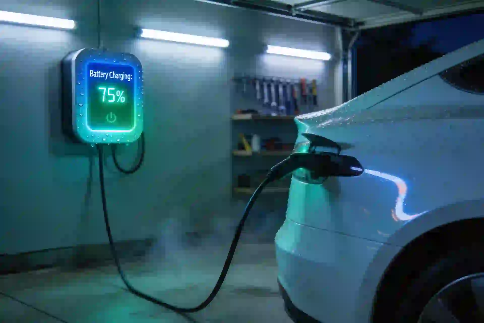 Installation borne de recharge à Villiers-en-Lieu